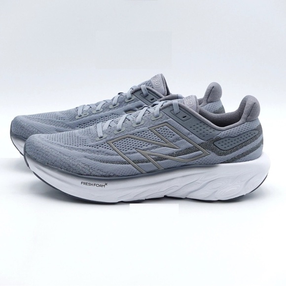 Men's New Balance Fresh Foam X 1080v13 Running Shoes - Grey Grey M1080G13 - Picture 1 of 10
